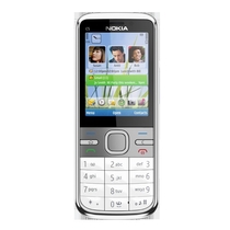 Nokia C5 (2 sim) + TV (Серебро)